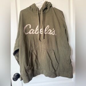 Cabela's Green Pullover Sweater for Outdoor Comfort